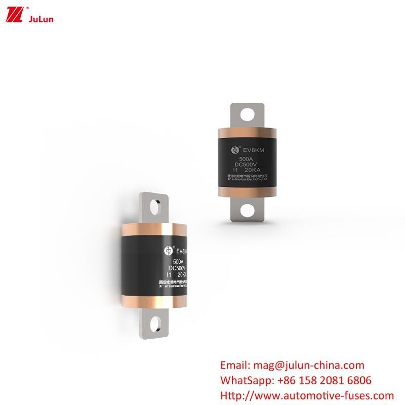 20KA 500A 500V Adaptateur de chargeurs de véhicules électriques à courant continu Compatible avec les véhicules routiers et les fusibles terminaux