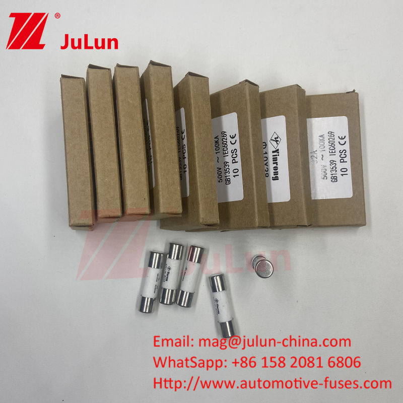 4A AC220V AC380V AC500V AC690V AC800V 1000V Fuses photovoltaïques solaires 10 x 38mm 1000VDC Fuses à chaîne PV UL TUV CE RoHS