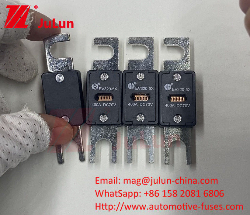 EV320 100A 200A 225A 250A 300A 350A 500A 70VDC souffle 10KA / 20KA Fuseau de capacité de rupture pour la recharge des véhicules électriques