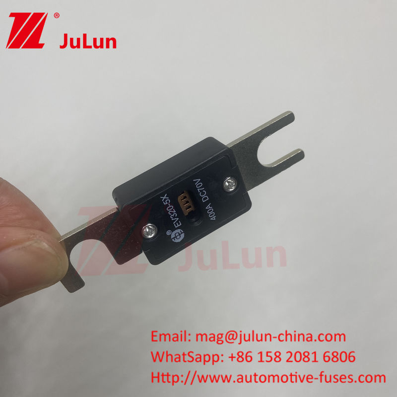 EV320-5X 5C 500A 70VDC Boulon à vis Fuseau de véhicule électrique 300A 350A 400A 450A Courant et capacité de rupture 10KA-20KA