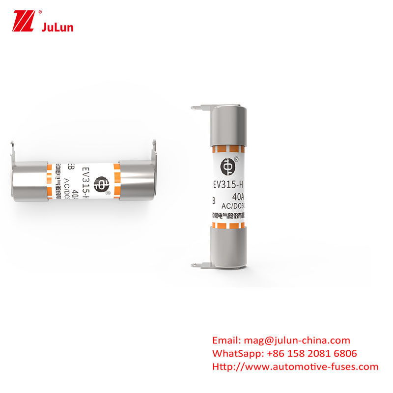 Fuseau de véhicule électrique de tension nominale AC/DC500V de 38 mm avec réponse pour les bornes de recharge de véhicules électriques