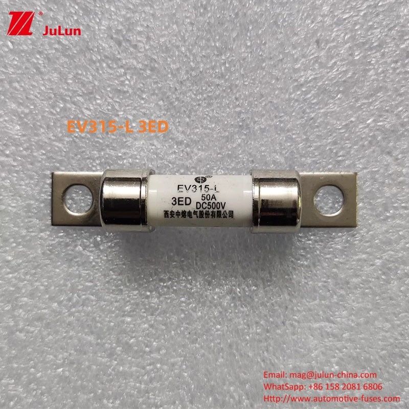 Protection contre les fusibles de véhicules électriques EV DC500V pour véhicules électriques modèles EV315-L 3E 10A-60A