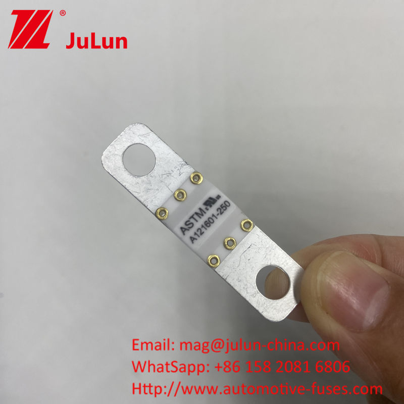 A121601-250A A121601-200A ASTM Copper Automotive Blade Fuse pour batterie de stockage d'énergie électrique à courant élevé