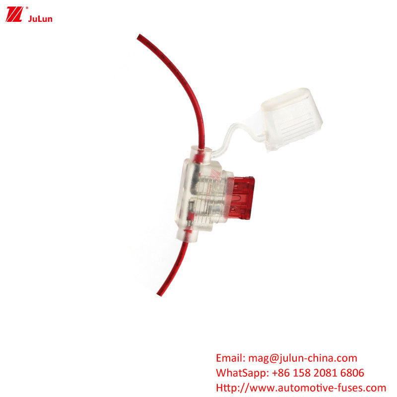 Porteur de fusible standard Eu UL / boîte taille externe disjoncteur en plastique / boîtier en nylon tension nominale de courant 25A-80A 32V