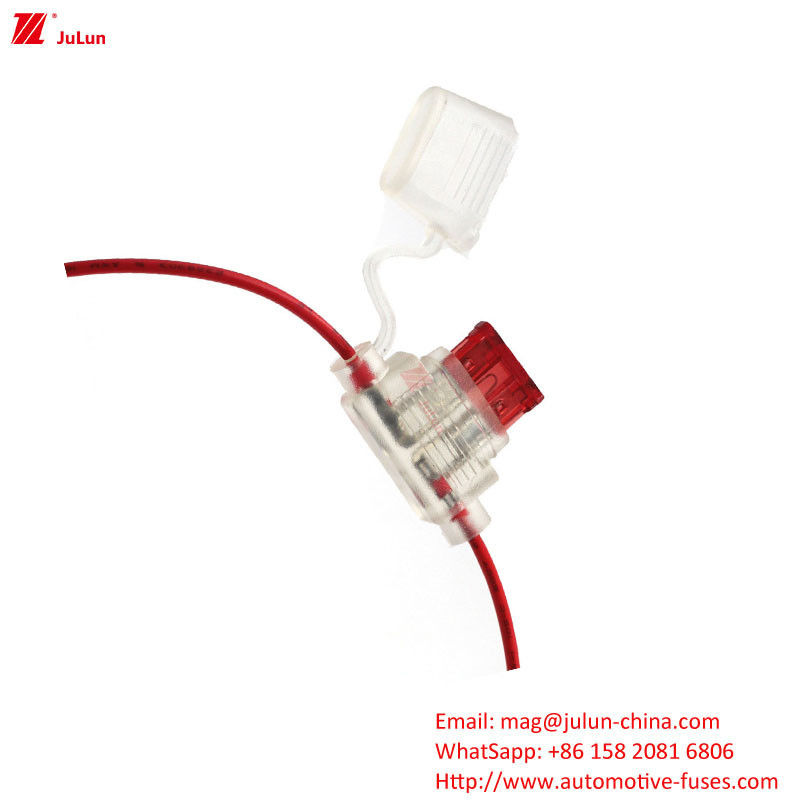 Parties détachées de véhicules à énergie nouvelle Entretien 32V Porteur de fusible de véhicule électrique PVC en plastique pour fusibles automobiles