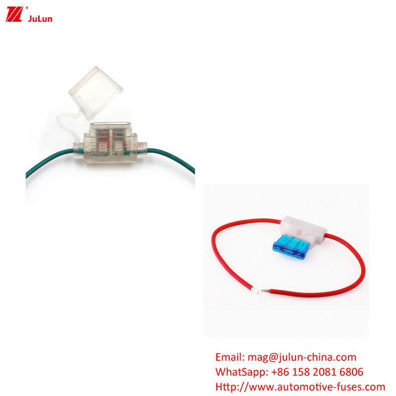 25A-80A Courant de haute fiabilité Produits de véhicules électriques Contact en cuivre Petit porte-fusible bon
