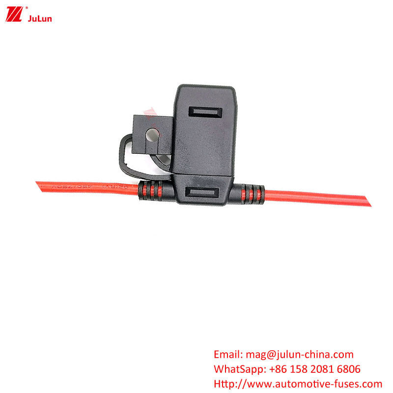 ANS / MIDI 32V Porteur de fusible haut de gamme avec coque en plastique / nylon pour la protection du circuit électrique du véhicule