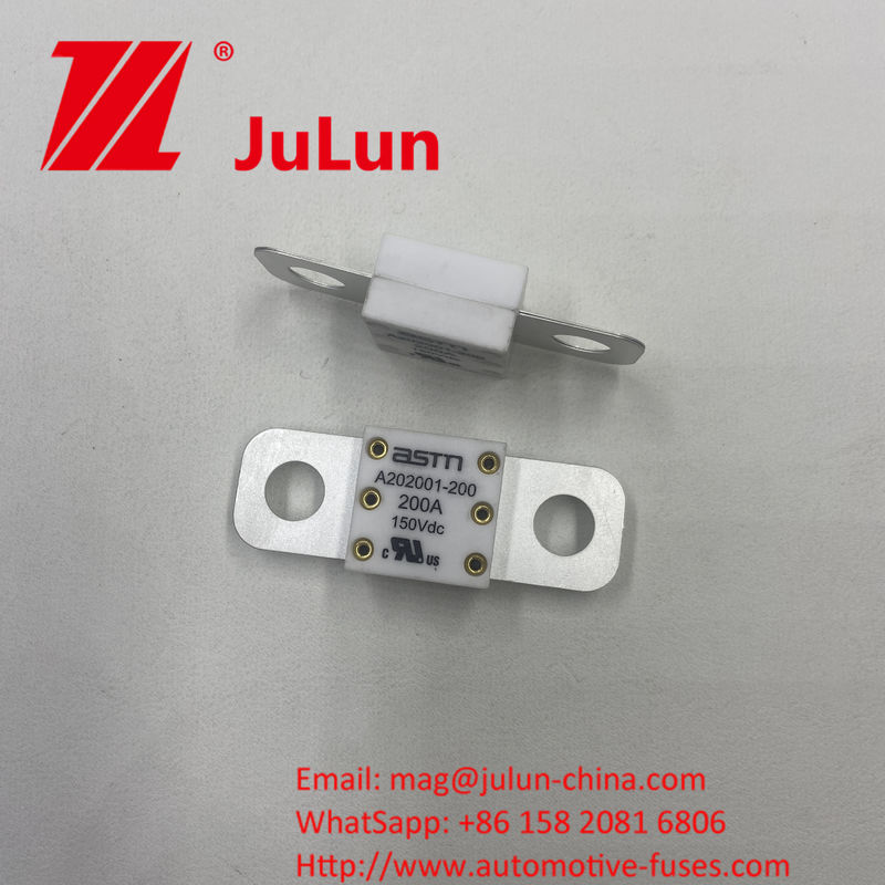 Fuses automobiles en céramique à courant nominal élevé A202001-150A ASTM pour la protection contre les courts-circuits 100A 150A 200A 250A 300A 350A 400A 500A et petite taille