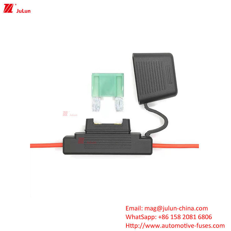 Porteur de fusible pour véhicule électrique pour prise dans le terminal de fusible Matériau de cuivre courant nominal 25A 32A 80A