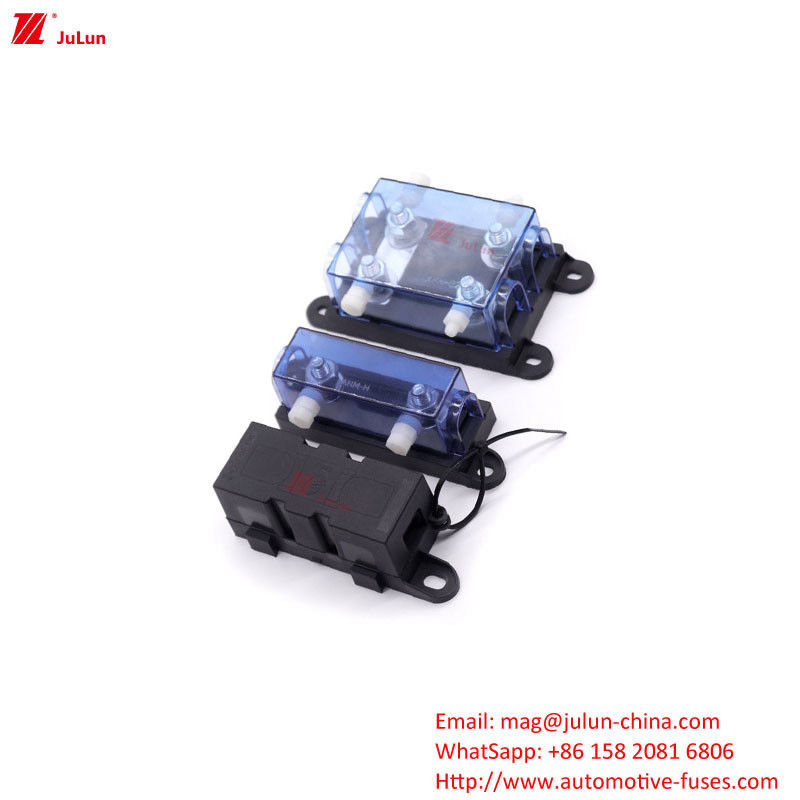 Système électrique automobile courant nominal 20A-500A Porteur de fusible multi-spécification Type de fusible à prise de montage poreuse moyenne et grande