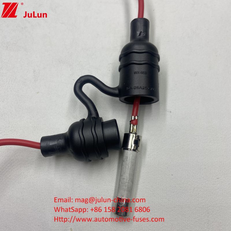 Avec câble de fil UL IP68 étanche à l'eau Components de fusibles pour fusibles en céramique de verre 5*20 6*32mm