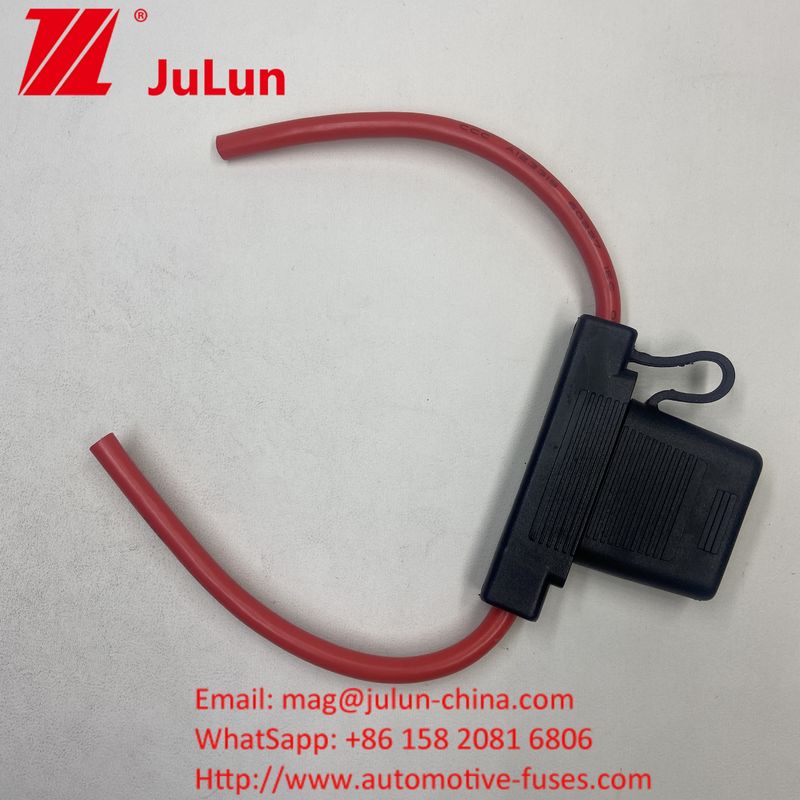 Détecteurs de fusibles, blocs de fusibles et accessoires résistants à l'eau Détecteur de fusibles en ligne Maix Fuse 10AWG Fil UL1015 Pour la marine automobile