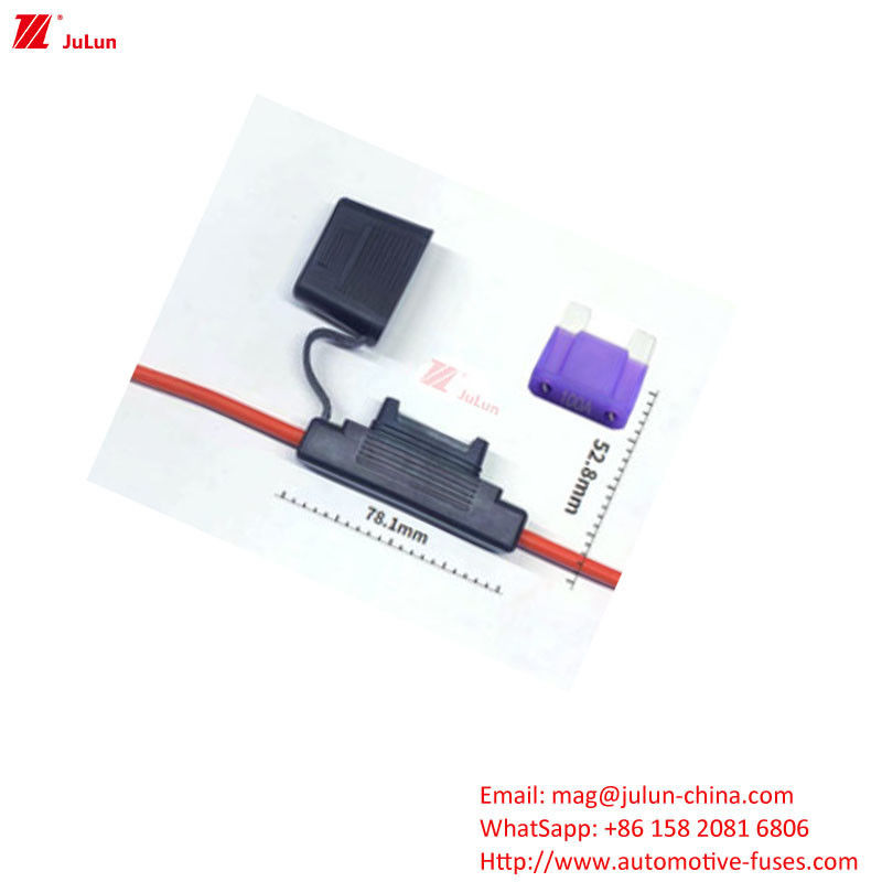 Siège de fusible de voiture étanche, rainure de carte parfaitement assortie, tension maximale 32VDC 58VDC