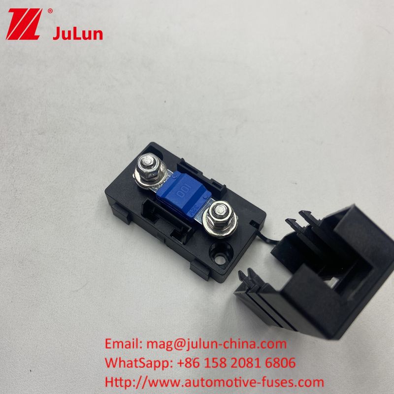 Détenteur de fusible pour fusibles à bande ANS avec 12V 24V 32V 58V 200A Midi Bolt-Down Fuse Block ANS-H