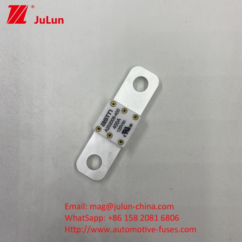 A202008 250A 125VDC Fuses automobiles en céramique Protection contre le court-circuit Petite taille 70VDC nominale