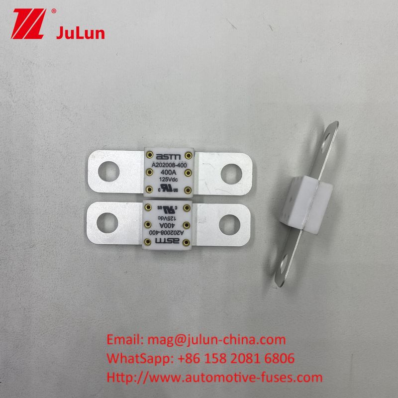 350A 125VDC Fuseau de la batterie de voiture Courant nominal 100A 150A 200A 250A 300A 350A 400A 500A
