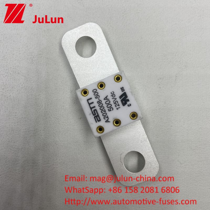 300A 125VDC ASTM M8 Boulons Fuseau de batterie de voiture Durable Longue durée pour les applications lourdes