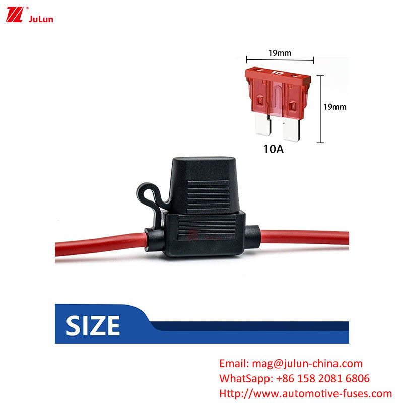 Voltage maximal 72VDC Porteur de fusible de voiture imperméable à l'eau résistant aux températures élevées