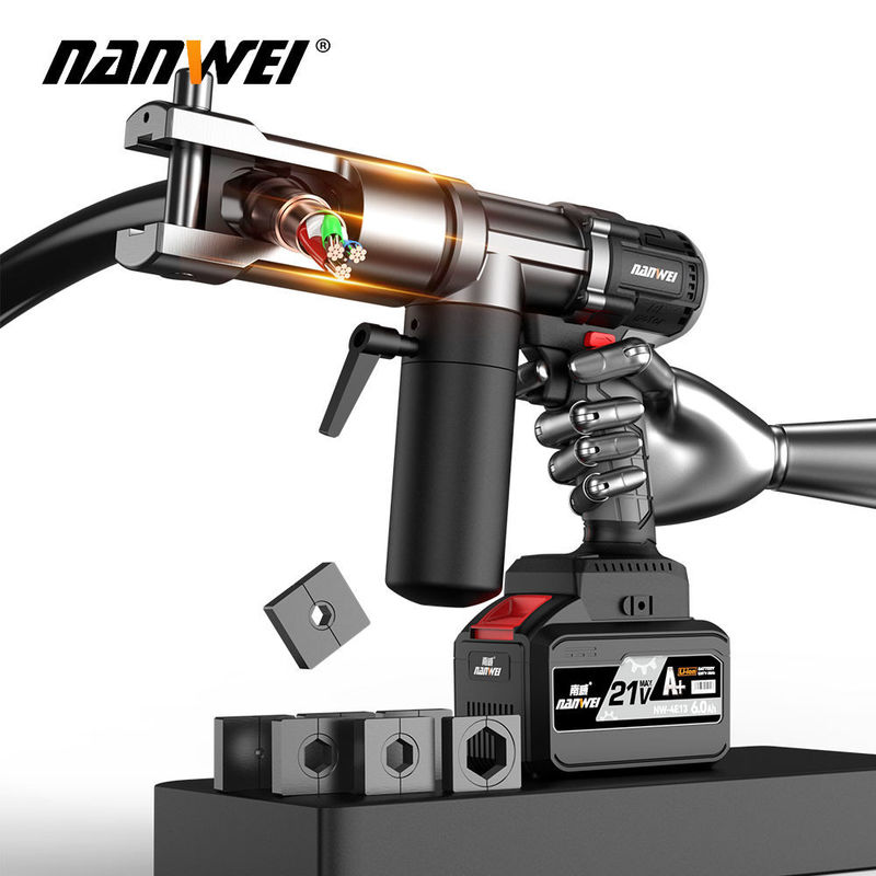 360° Rotation de la tête Plisses hydrauliques 90 Kn Moteur léger sans pinceau