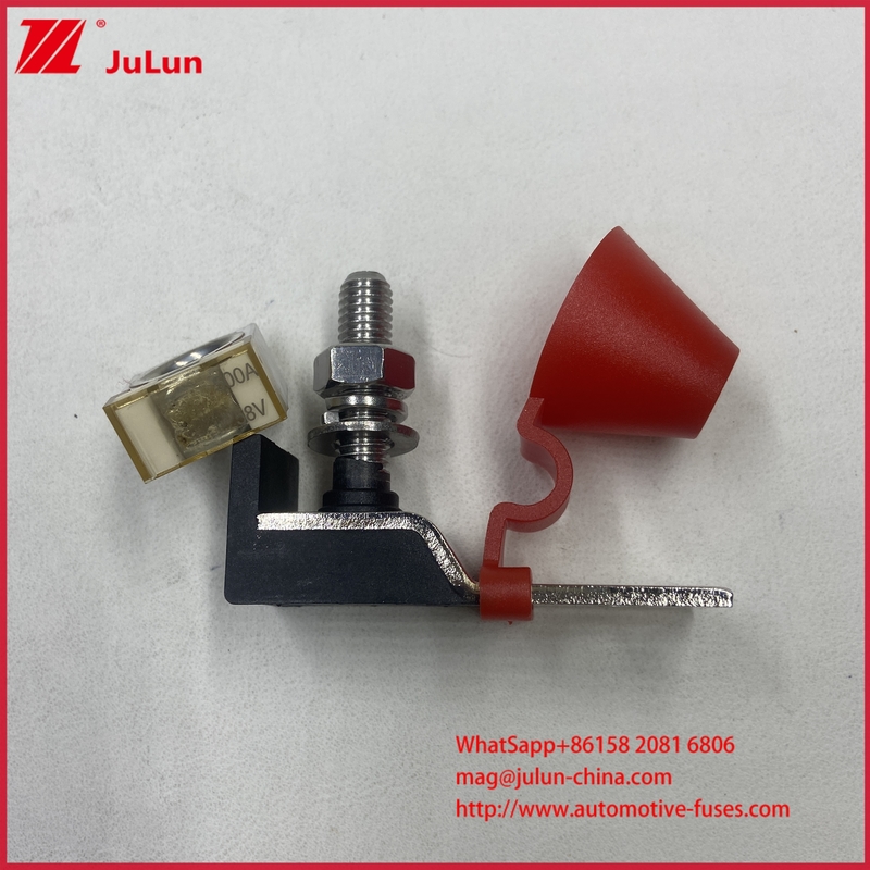 Porteur de fusible de voiture MRBF Terminal Fuse Block Kit Single Stud 5/16" (M8) Compact Fuse à batterie pour marine