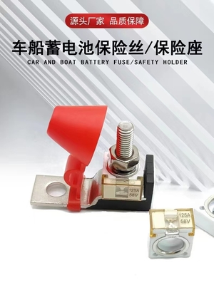 Fusible de batterie de voiture et de bateau 58V 200A, support carré en céramique de fusible pour la grue de yacht de rv