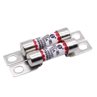 Le fusible 10A 16A 20A 25A 32A 700VDC de véhicule électrique d'EV322 3EL a boulonné le type tube de rond