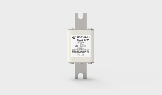 représentation rapide de C.C du fusible RSZ307-01-EVZE de véhicule électrique en céramique de 630A 750VDC excellente
