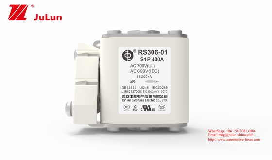fusible RS306-01-S1P Chip Type Automatic Reset Function de véhicule électrique de 400A 690V