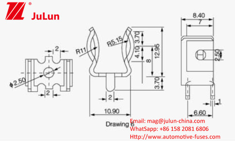 Fuseau de panneau solaire compact 1000VDC 50A cylindrique pour les environnements à espace limité