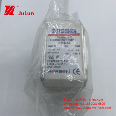 Ferraz D300084 Fuses céramiques pour véhicules 1250A 690V 200KA courant de défaut DC