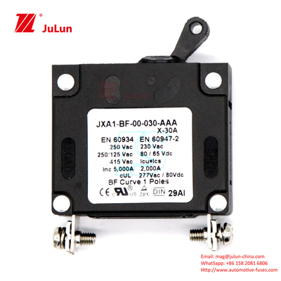 Protègeur de disjoncteur de surcharge bascule réinitialiser 25A 30A 40A courant AC DC disjoncteur marin
