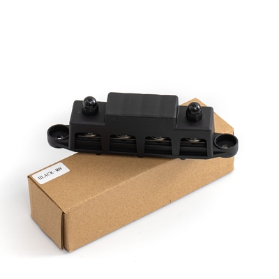 12V 250A 4 Post Busbar Bus Bar Bloc de distribution de l'alimentation W/ Couverture 5/16