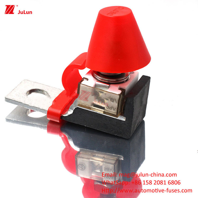 siège soufflé Porteur de fusible de batterie de véhicule électrique de nouvelle énergie 58V 50A-300A isolation avec fusible