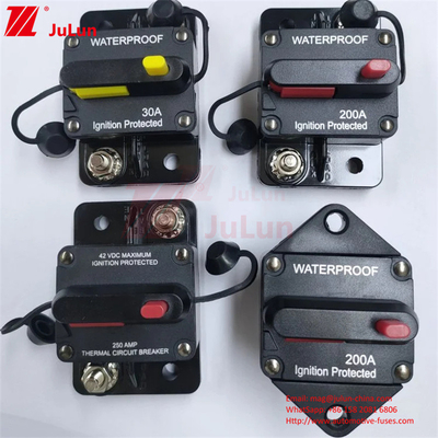 300A RV disjoncteur 48V moteur fusible Inverteur Marine Protecteur de surcharge Réinitialiser disjoncteur