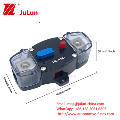 Véhicule 8 12-48V 30A-300A disjoncteur Auto audio étanche protection contre l'alimentation fusible disjoncteur manuel redémarrage du circuit