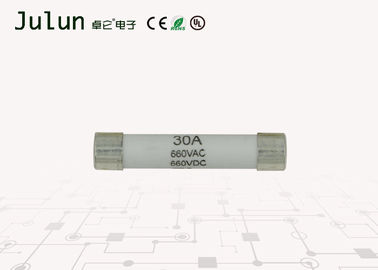 C.A. du fusible 660v de coup de chapeau de coupure rapide à haute tension cylindrique du fusible 30Ma/660v dc rapide 6x30mm