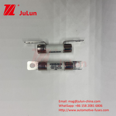 Fuseaux céramiques automobiles 10A 15A 750VDC Fuseaux céramiques pour véhicules 25A 30A 40A 50A Utilisés pour le chargeur de voiture électrique