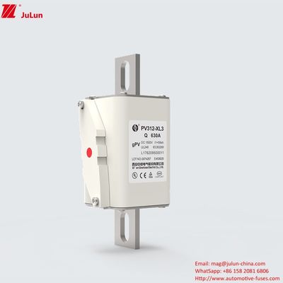 Fuseau céramique de sécurité DC1500V pour système solaire avec homologation
