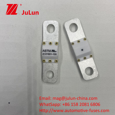 Protection contre la charge rapide du véhicule électrique 63VDC 100VDC 125VDC 350A Boulons sur fusible
