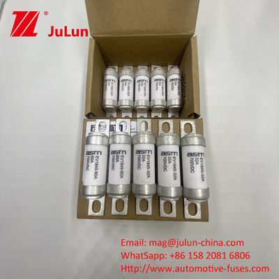 35A 5-150A 700VDC 10KA Fuseau à boulons pour véhicule électrique Pour fusible à courant continu