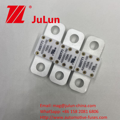 ASTM A202001 100A 150VDC Fuses automobiles en céramique pour la protection contre les courts-circuits dans les chargeurs automobiles et autres spécifications