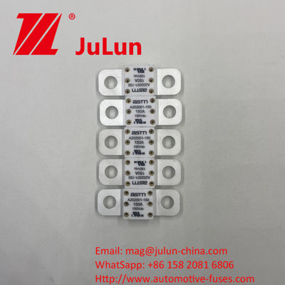 Écrou A202001-350A Fuses automobiles en céramique 20*55mm 150VDC pour les systèmes de communication automobile
