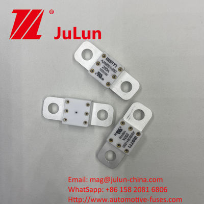 Méthode de montage ASTM A202001 400A 125VDC Fuses céramiques pour véhicules Matériau de sable de cuivre et de quartz