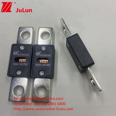 SINOFUSE EV320-5C 500A 70VDC SINOFUSE GB/T31465.5-2015 Fuseau de chargeur de véhicule électrique portable certifié avec fusible en courant continu pour la protection des véhicules électriques électriques