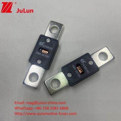 Équipement pour le montage de boulons à vis EV320-5X 200A 70VDC Fuses de véhicule 68*19*10mm