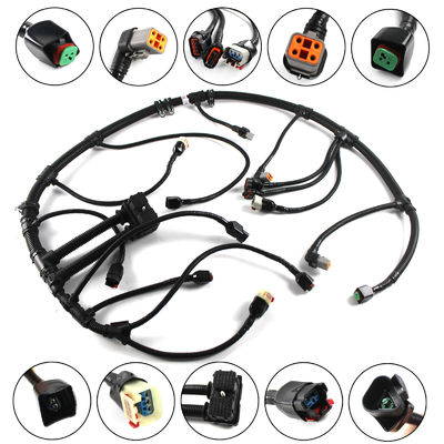Pièces de cables de voiture personnalisables Excavateur moteur diesel moteur câble harnais