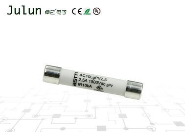 Porcelaine 1500 volts continu de protection photovoltaïque 10* 57mm de fusible thermique en céramique à haute tension de fusible