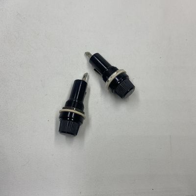 Porteur de fusible en verre 10A 250VDC avec fusible tubulaire de 6x30 mm pour salle électrique mécanique et électrique