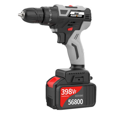 Forage sans fil à batterie au lithium Outils électriques Portables Forages d'impact de puissance Soutenir un seul poids 3 kg Vitesse maximale 1350RPM/MIN
