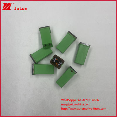 40A Vert JCASE 0495040 Automobile Voiture Marine RV Blade Fuses PEC Nommé à 32VDC